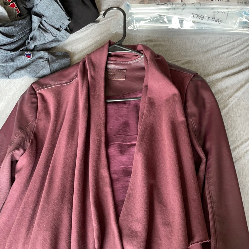 Blank nyc burgundy jacket